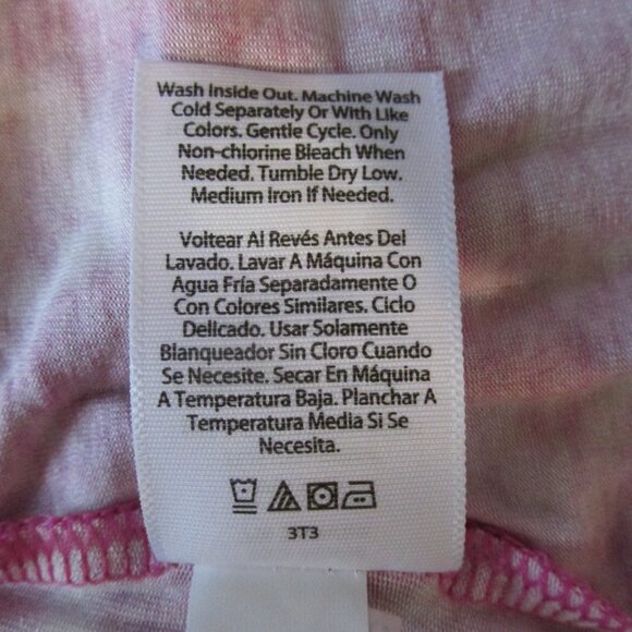 TERRA & SKY WOMEN'S SZ 2 XL (20 / 22) V - NECK TEE ORCHID TIE DYE SS T-SHIRT NWT - Picture 7 of 7